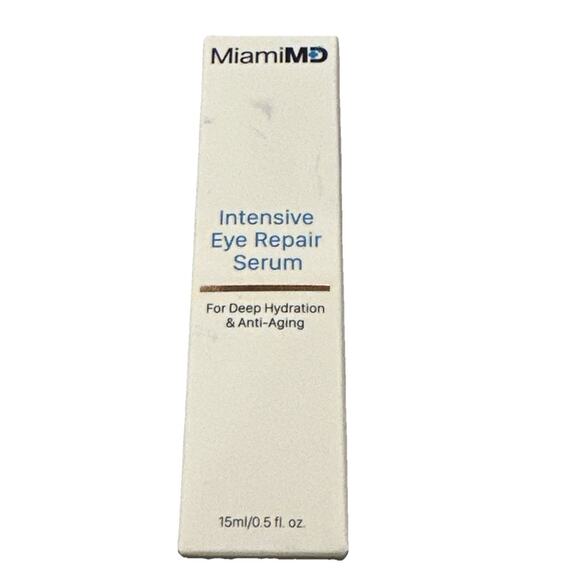 Miami MD Intensive Eye Repair Serum For Deep Hydration & Anti-Aging 15 mL New! - Picture 1 of 2
